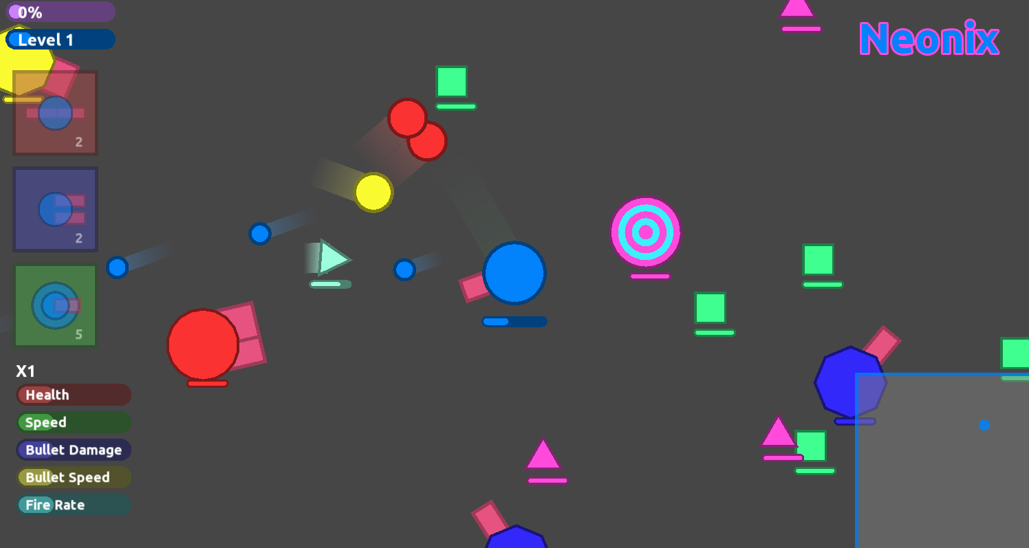 Early game — under attack with no upgrades